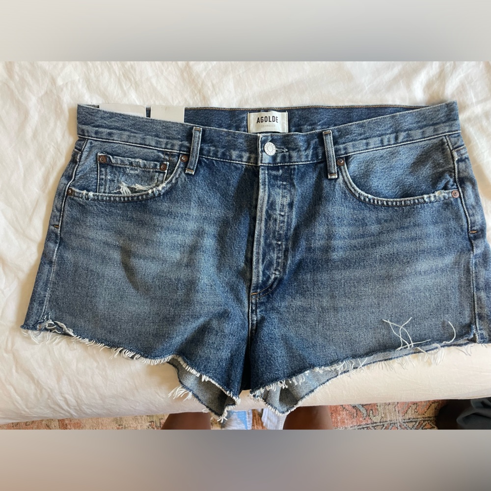 Agolde Parker Cutoff Lowkey Jean shorts - brand new